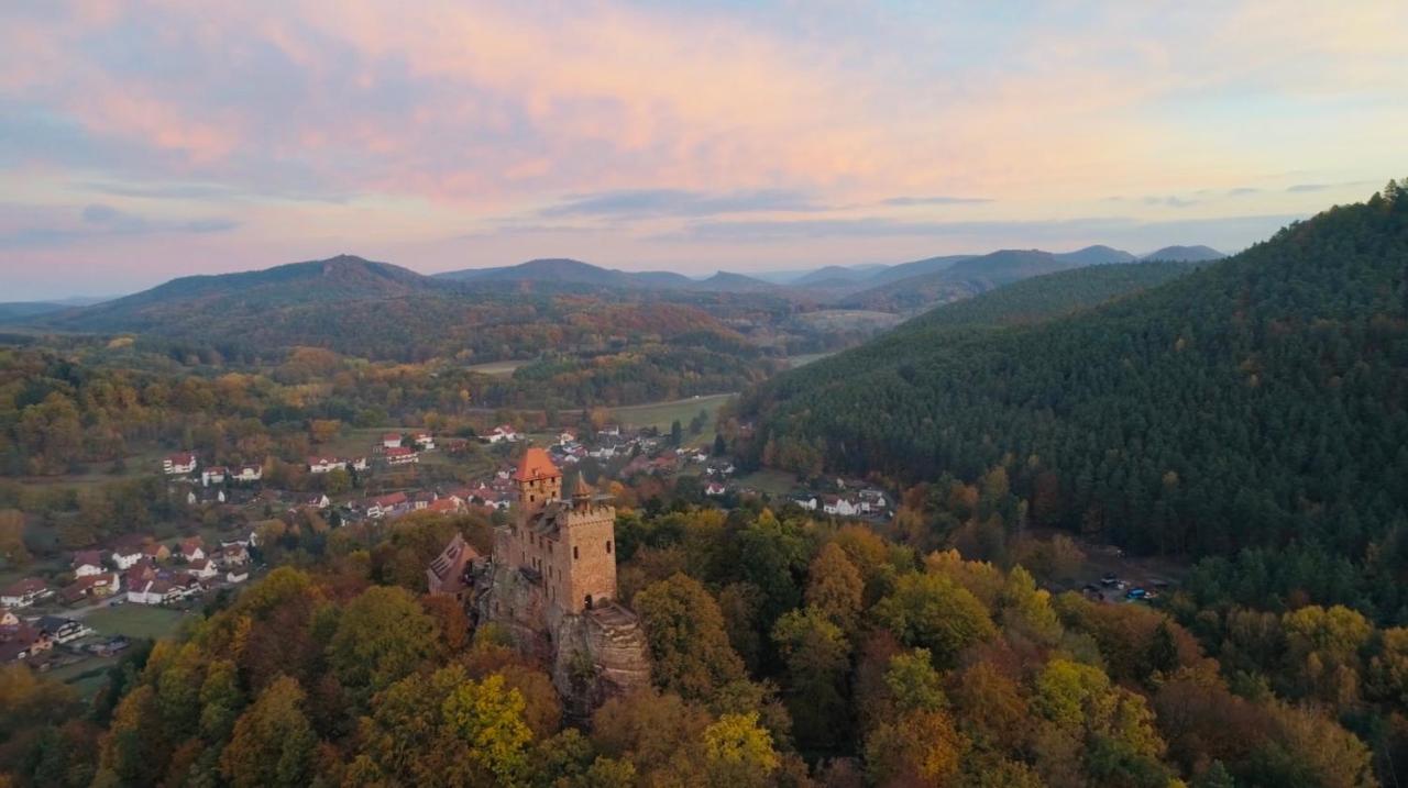 Ferienwohnung Am Waldrand Lemberg Buitenkant foto
